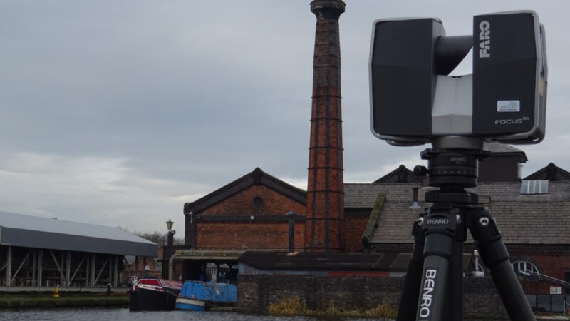 3D Laser Scanning of a chimney